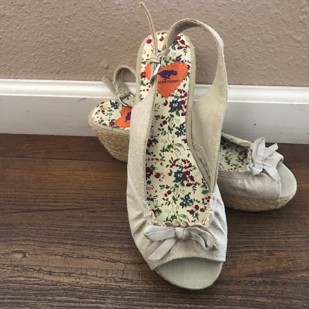 Tan shoes